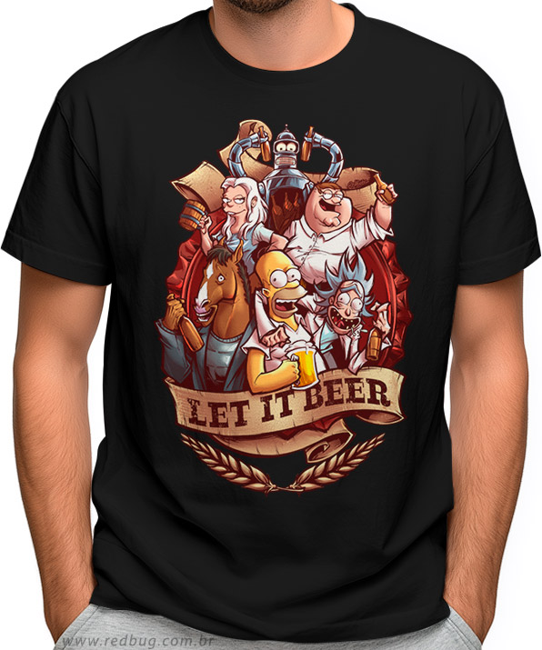 Camiseta Let it Beer