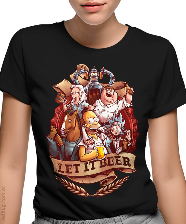 Camiseta Let it Beer