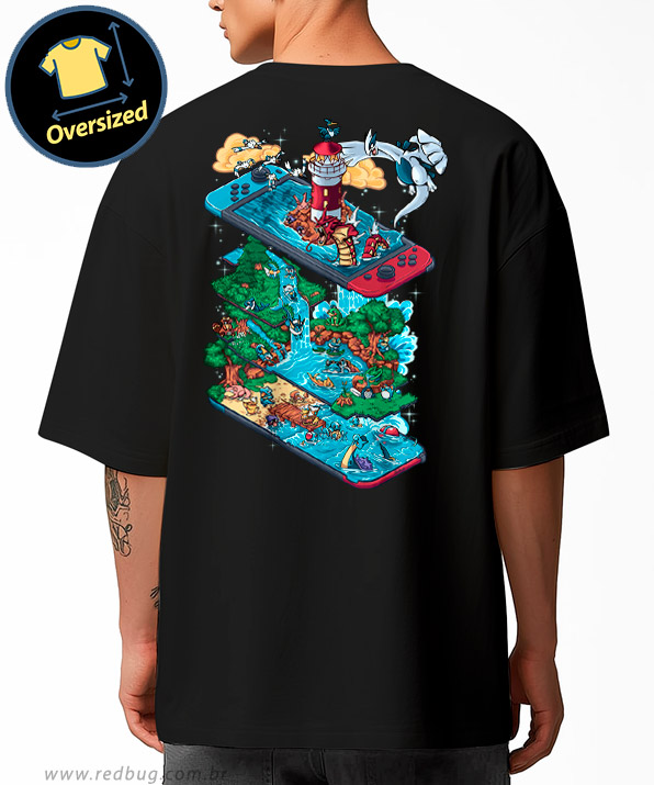 Camiseta Oversized Paraíso das Águas