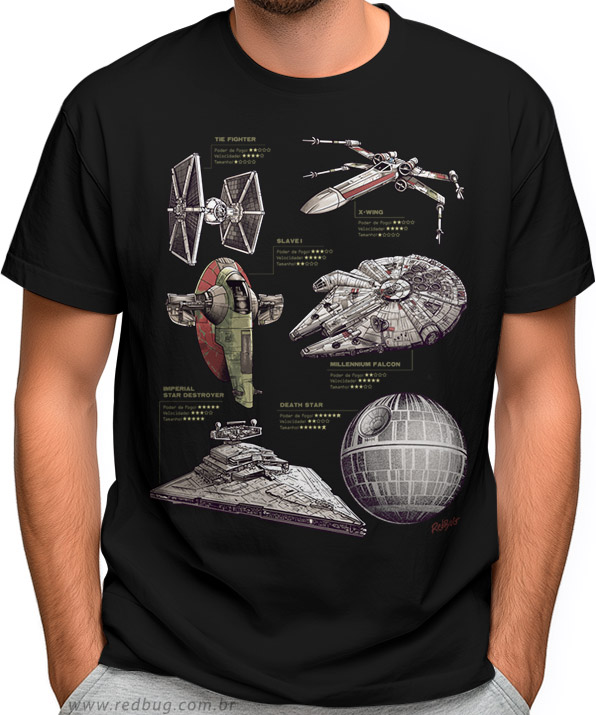 Camiseta Ícones Espaciais