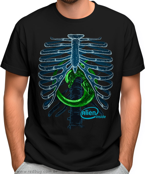 Camiseta Alien Inside