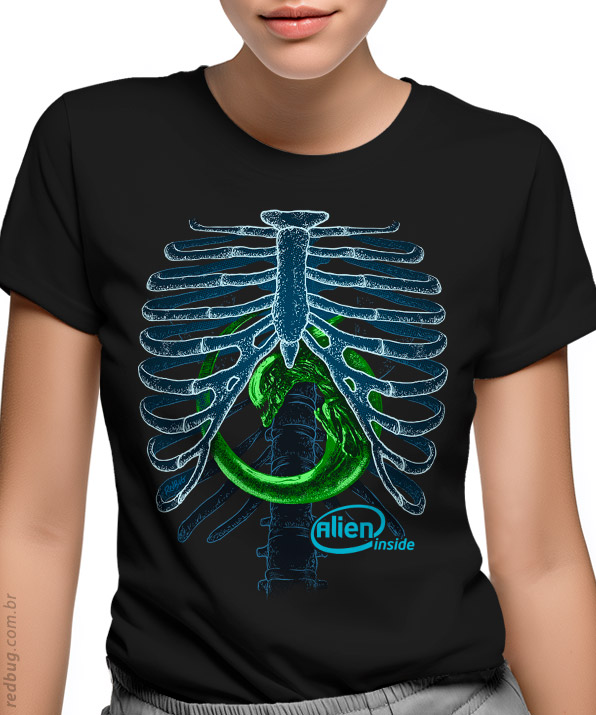 Camiseta Alien Inside