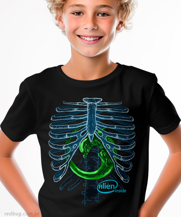 Camiseta Alien Inside