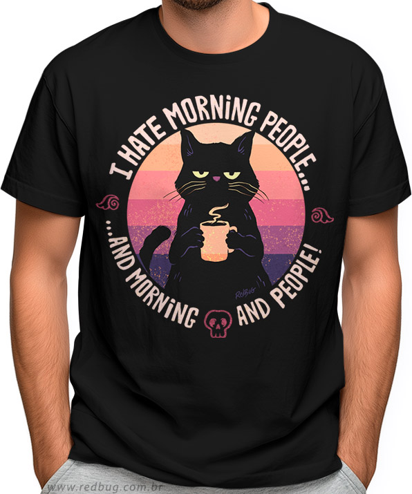 Camiseta Humor de Gato