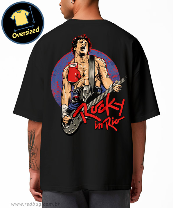 Camiseta Oversized Rocky in Rio