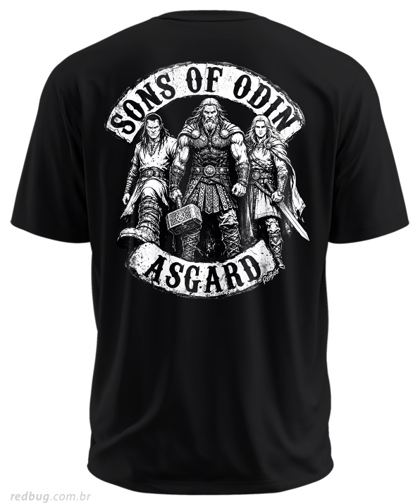 Estampa Costas Guardiões de Asgard