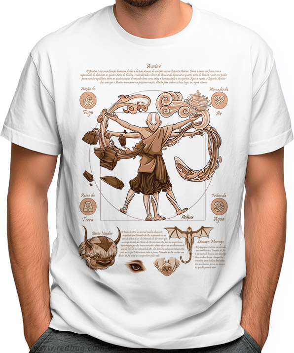 Camiseta Aang Dobrador Supremo