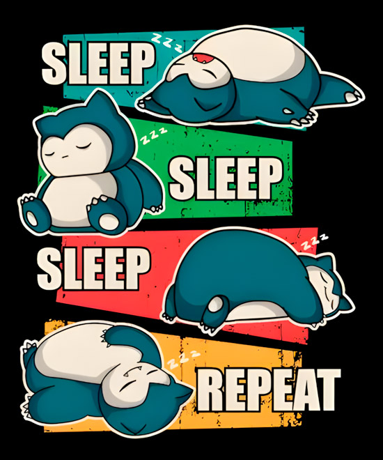 Camiseta O Ciclo De Snorlax