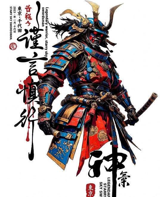 Camiseta Guardião Samurai