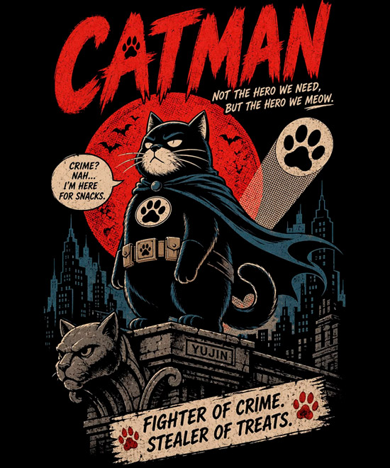 Camiseta Catman