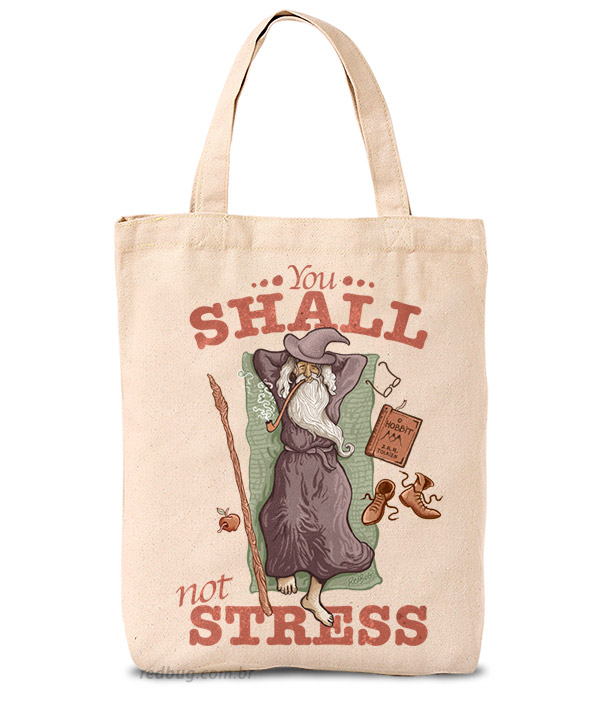 Ecobag Gandalf Not Stress
