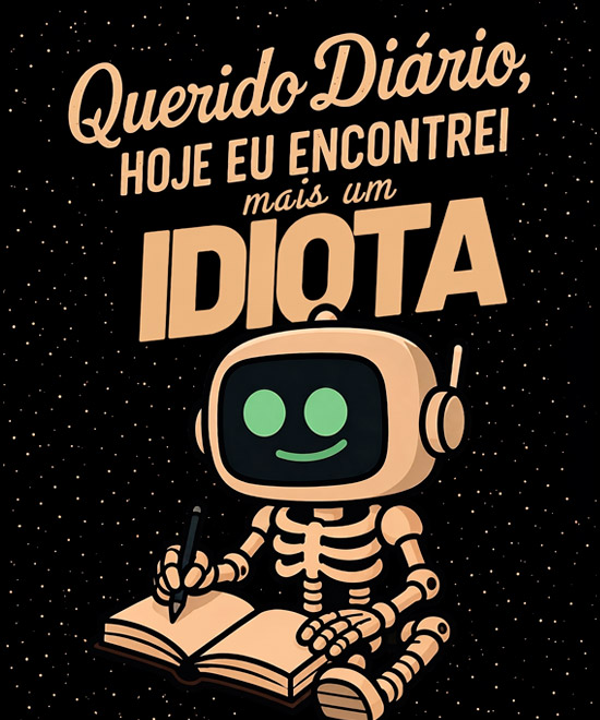 Camiseta Diário De Um Robô