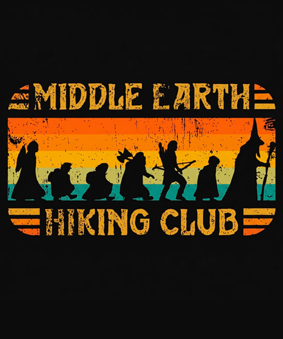 Camiseta Clube Da Terra Média