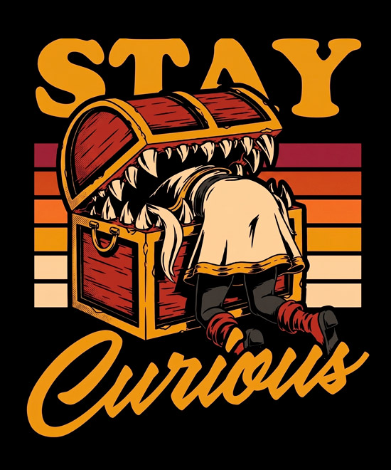 Camiseta Stay Curious