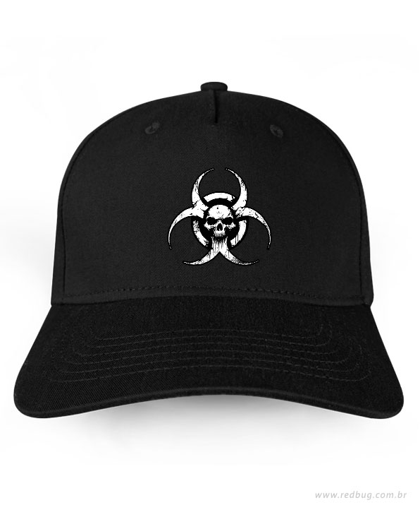 Boné Caveira Biohazard