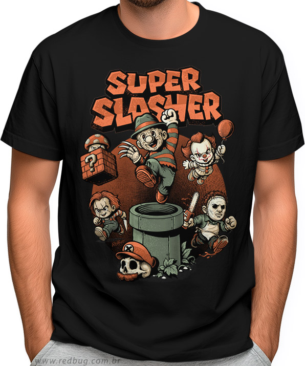 Camiseta Super Slasher Bros