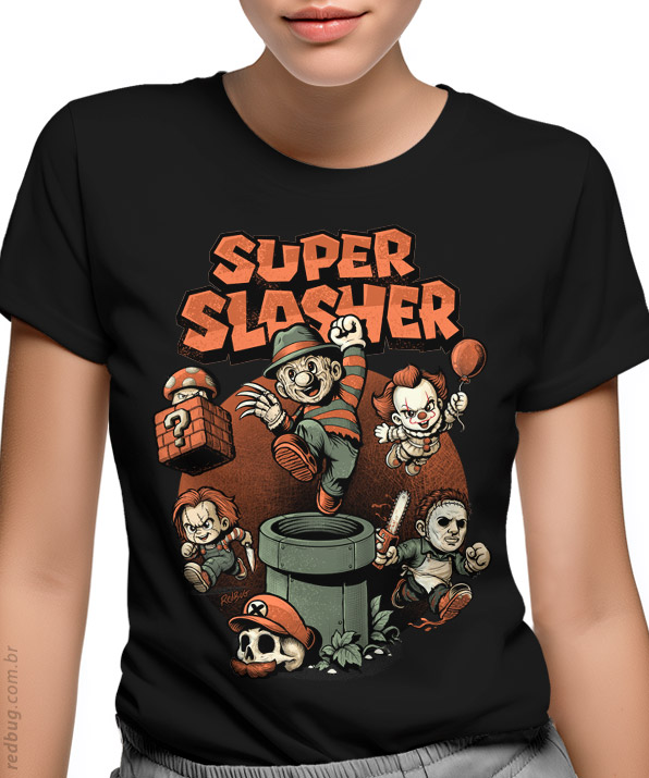 Camiseta Super Slasher Bros