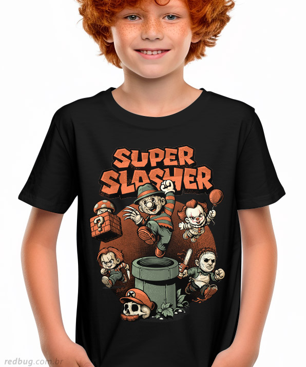 Camiseta Super Slasher Bros