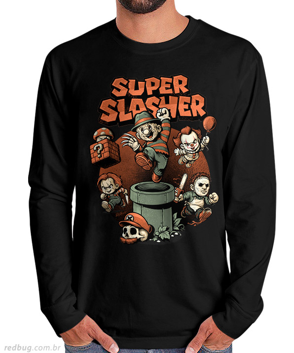 Manga Longa Super Slasher Bros