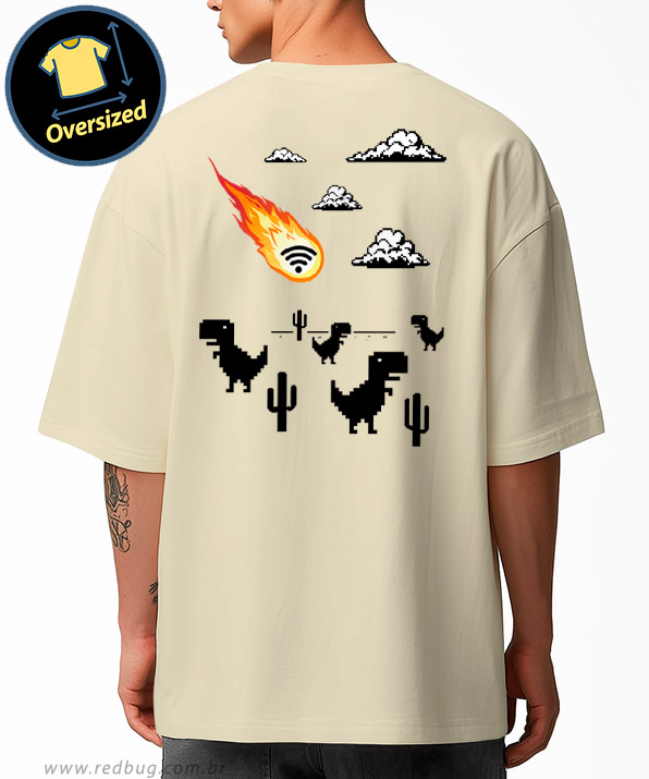 Camiseta Oversized Fim da Era Offline