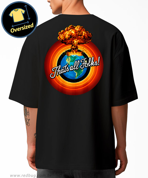 Camiseta Oversized Thats All Folks