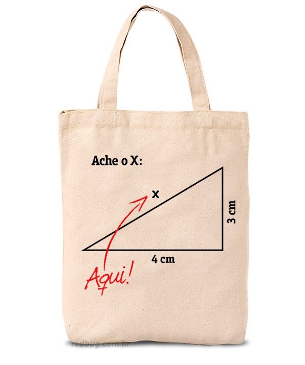 Ecobag Teorema de Pitágoras