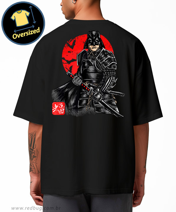 Camiseta Oversized Samurai das Trevas