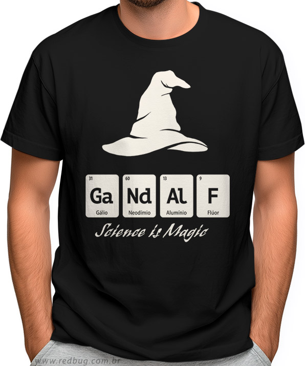 Camiseta Gandalf Elementar