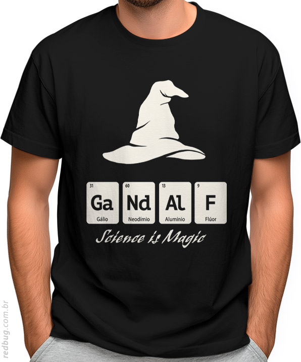 Camiseta Gandalf Elementar