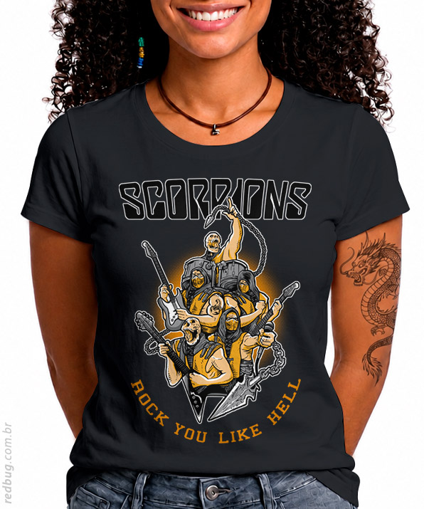 Camiseta Scorpions Rock Band