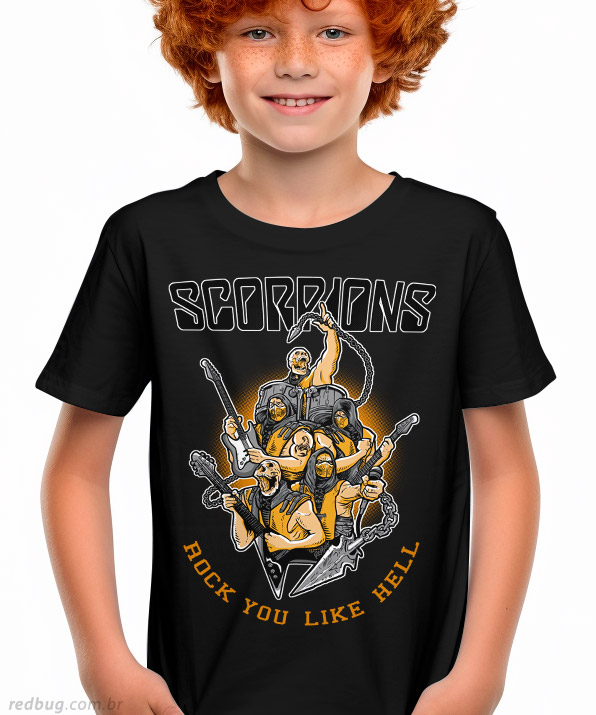 Camiseta Scorpions Rock Band