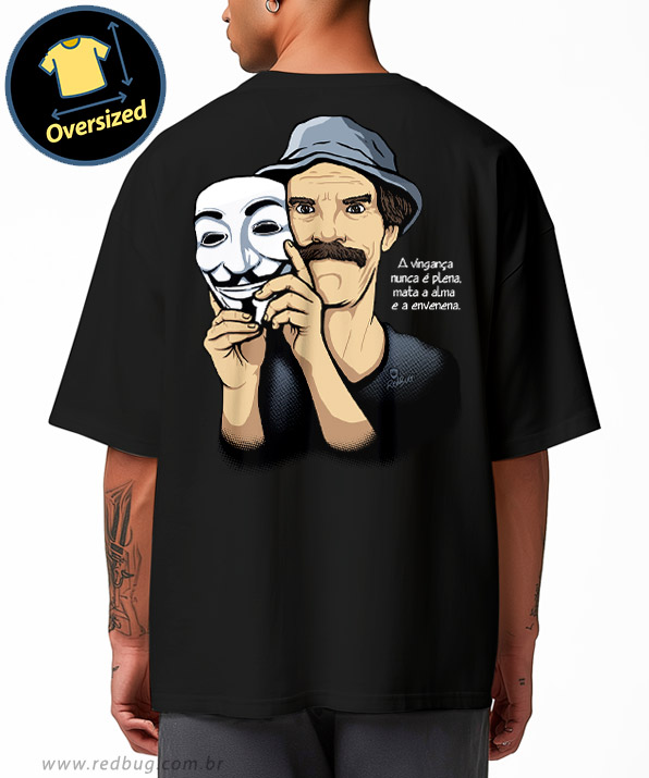 Camiseta Oversized Vingança do Seu Madruga