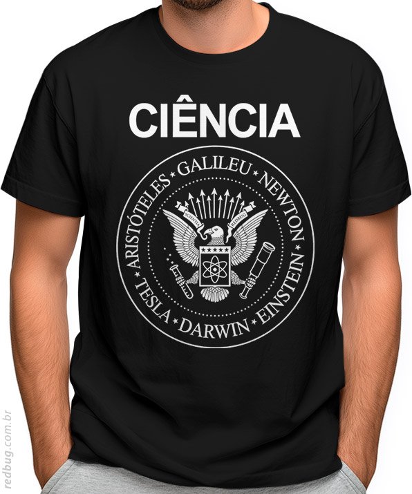 Camiseta Ciência Punk Rock