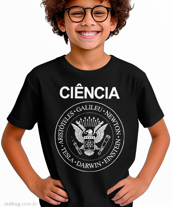 Camiseta Ciência Punk Rock