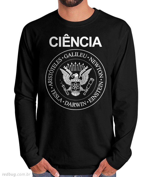 Manga Longa Ciência Punk Rock
