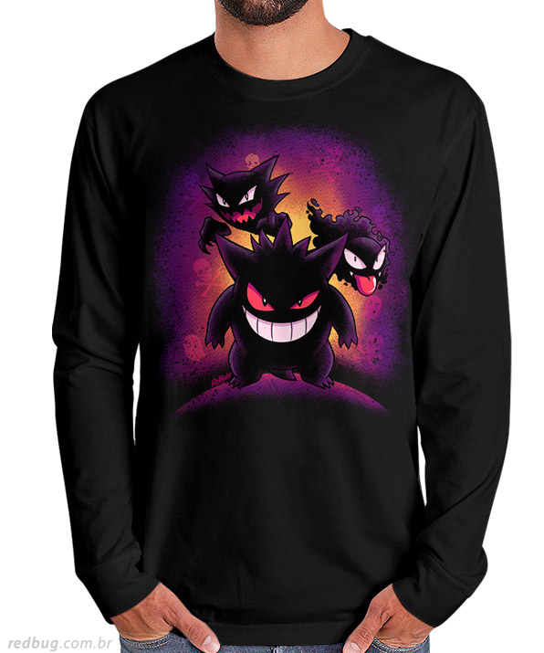 Manga Longa Silhueta Fantasma