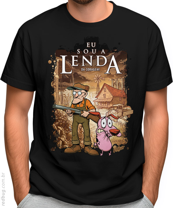 Camiseta A Lenda do Cão Covarde
