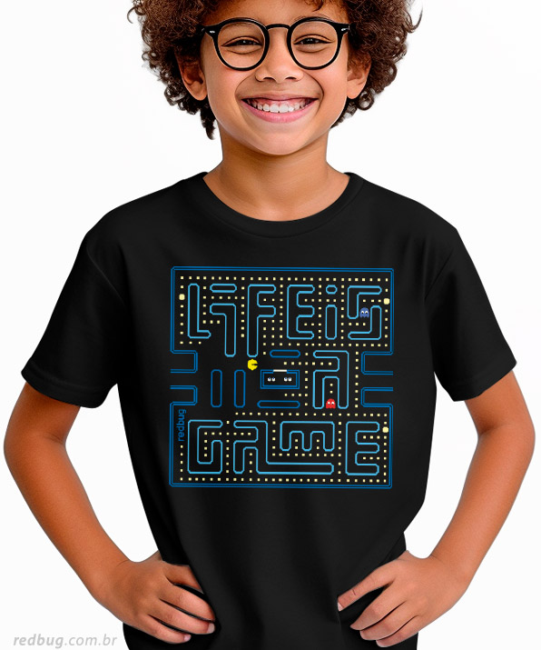 Camiseta PacMan Life is a Game