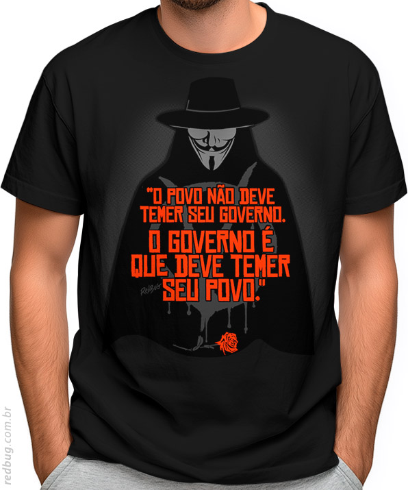 Camiseta V for Vendetta