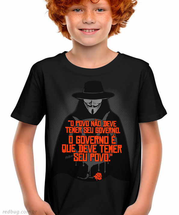 Camiseta V for Vendetta