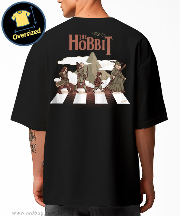 Camiseta Oversized The Hobbit Road