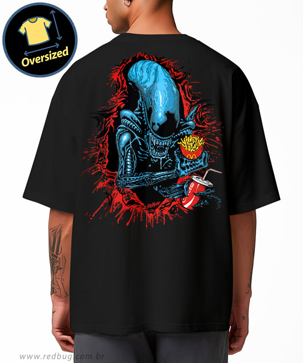Camiseta Oversized Mc Alien