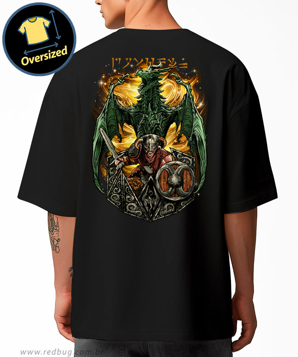 Camiseta Oversized Dragonborn