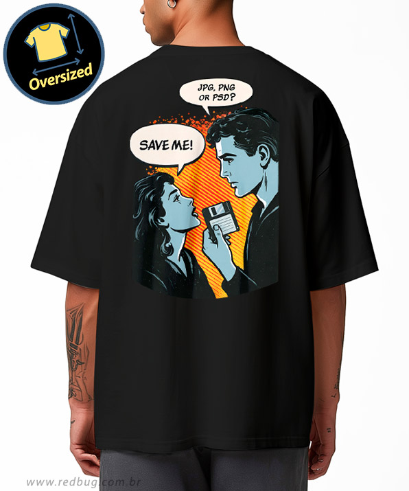 Camiseta Oversized Love Saves