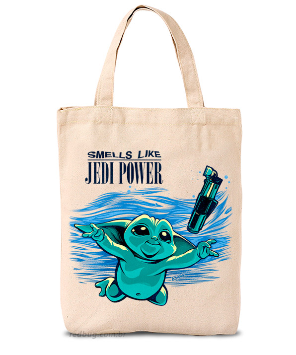 Ecobag Baby Yoda Nirvana