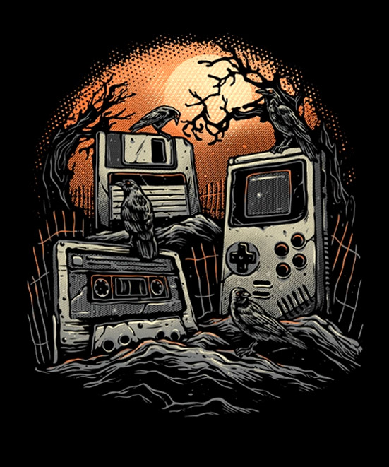 Camiseta Relíquias Do Game Over