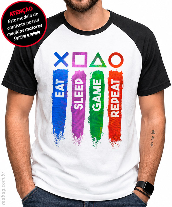 Raglan Eat Sleep Game Repeat