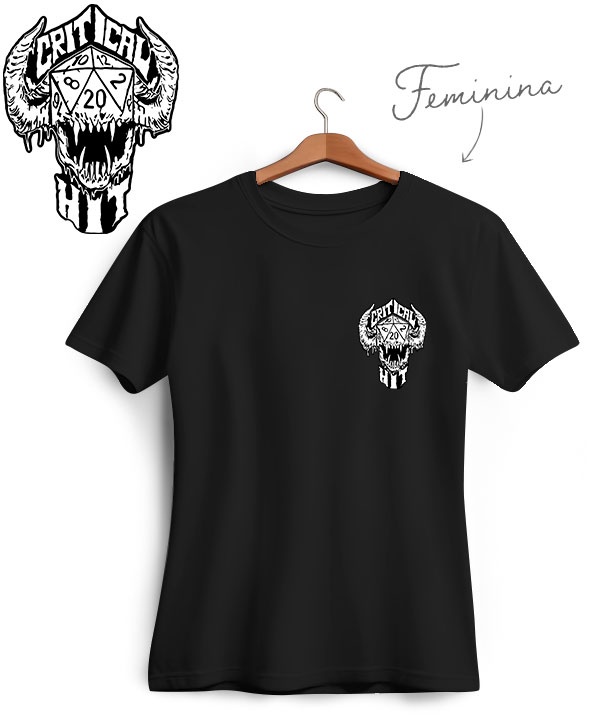 Camiseta Critical Hit RPG