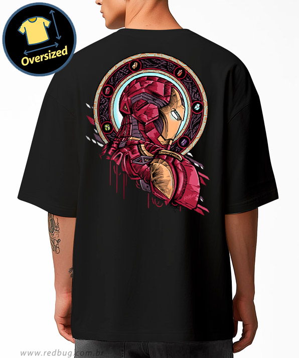 Camiseta Oversized Armadura do Infinito