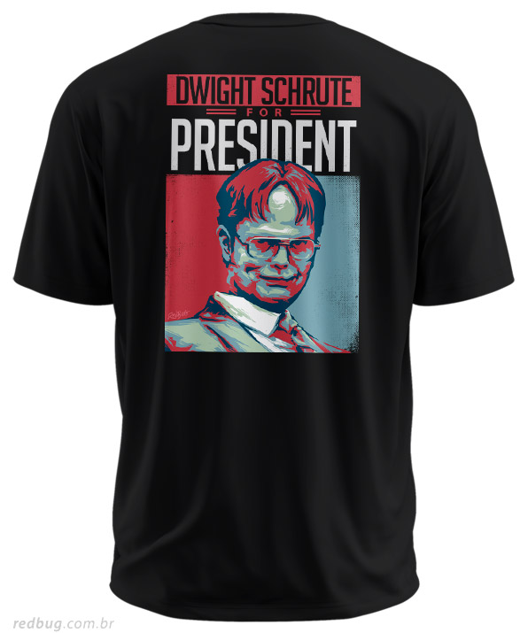 Estampa Costas Dwight Schrute Presidente